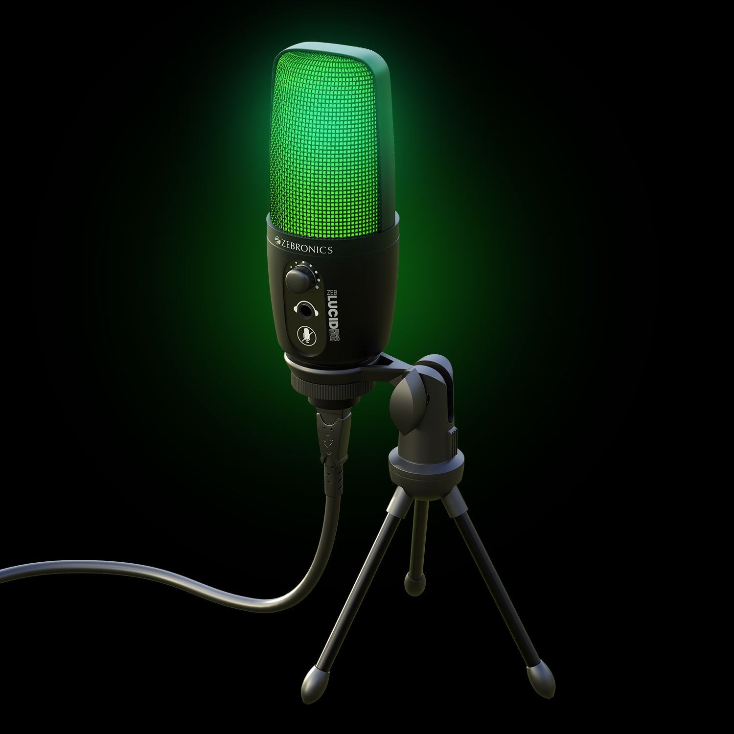 Zeb-Lucid RGB -Premium Gaming Microphone  - Zebronics