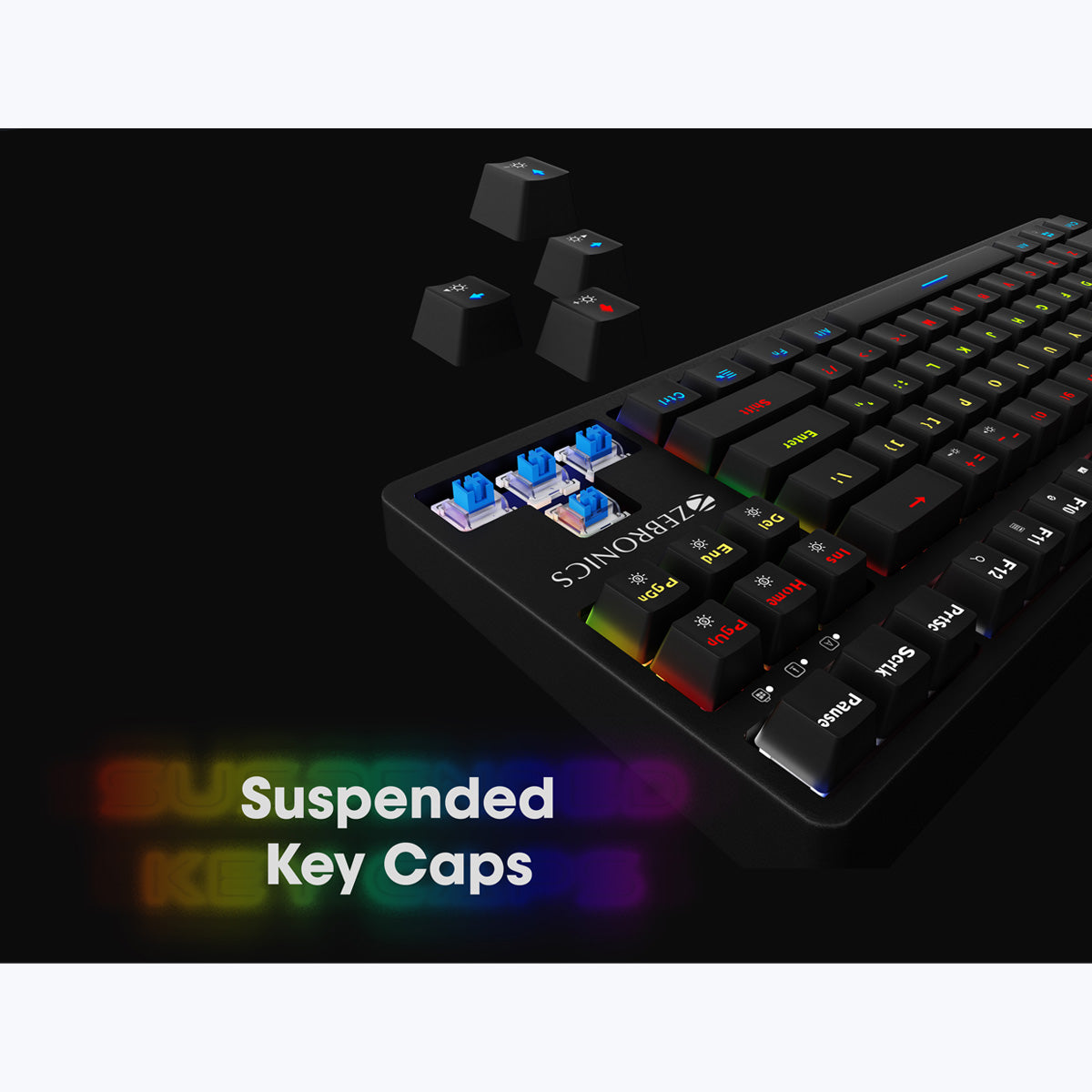 Zeb-Max V2 - Premium Mechanical Keyboard - Zebronics