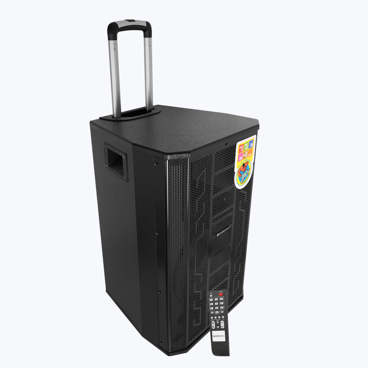 Metal - Trolley DJ Speaker - Zebronics - Trolley speaker with remote