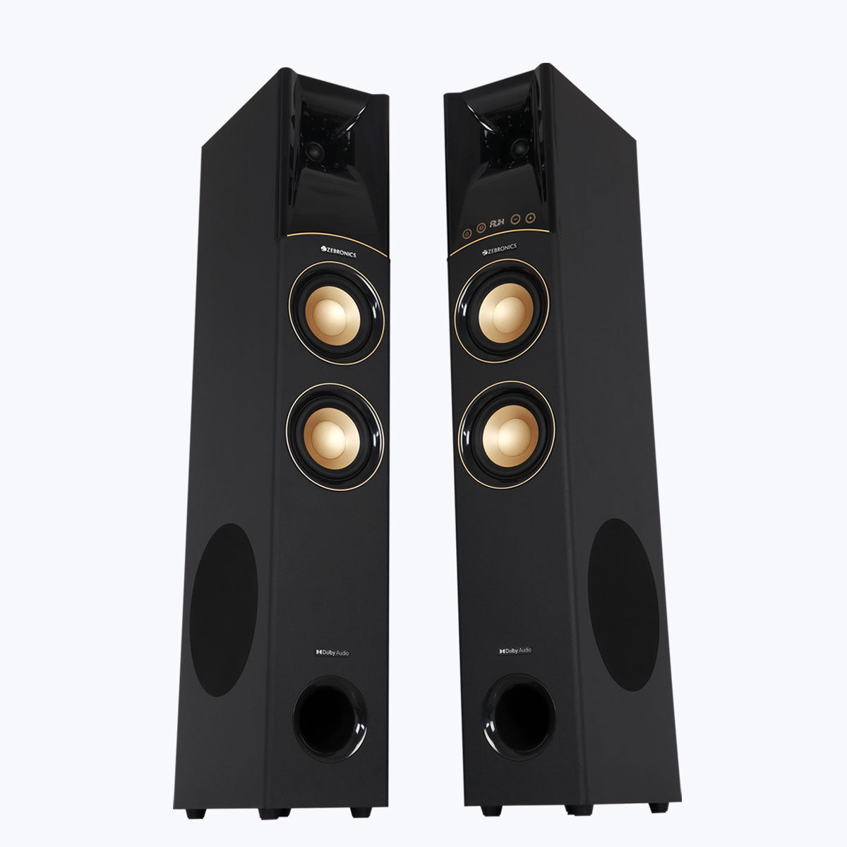 Zeb-Octave - Tower Speaker - Zebronics 2 tower speakers with 2 subwoofer