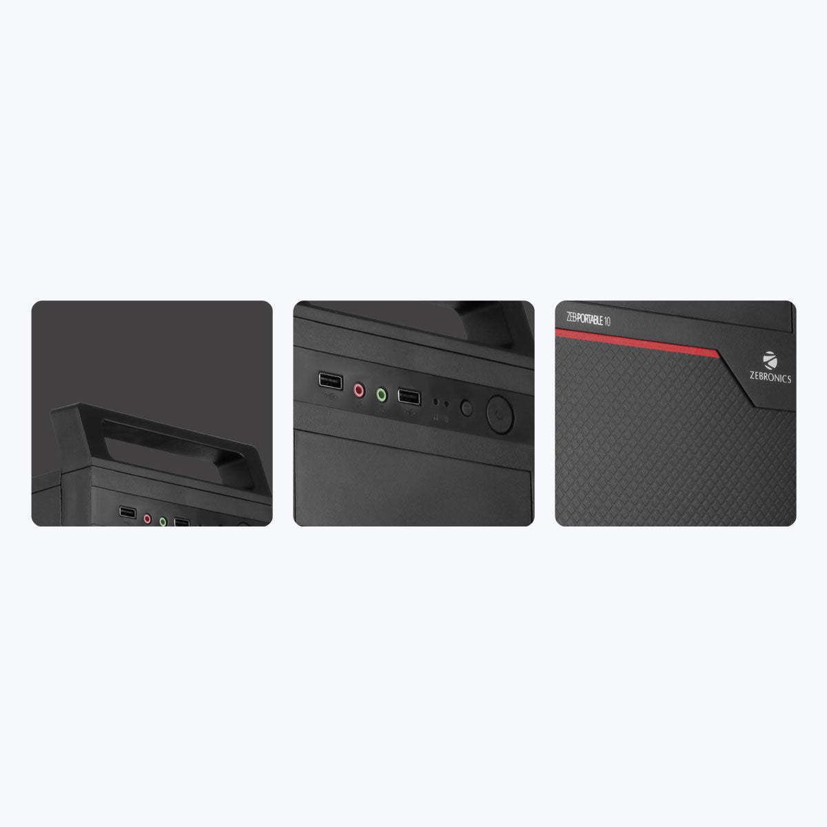 Zeb-Portable 10 - Reduced Height Cabinet - Zebronics