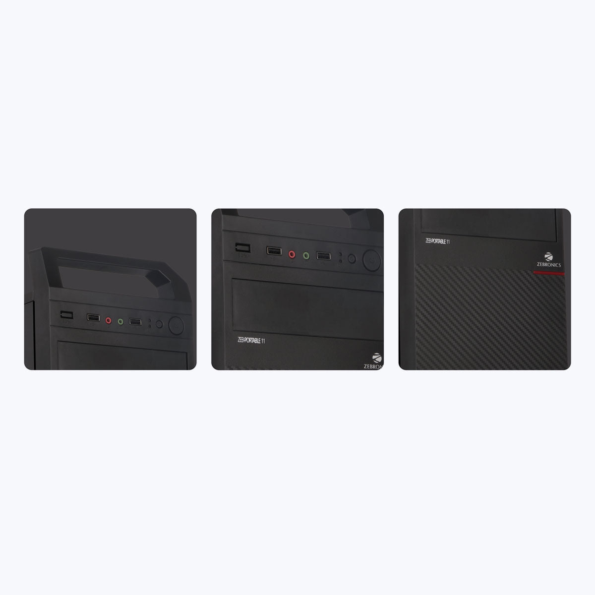 Zeb-Portable 11 - Reduced Height Cabinet - Zebronics