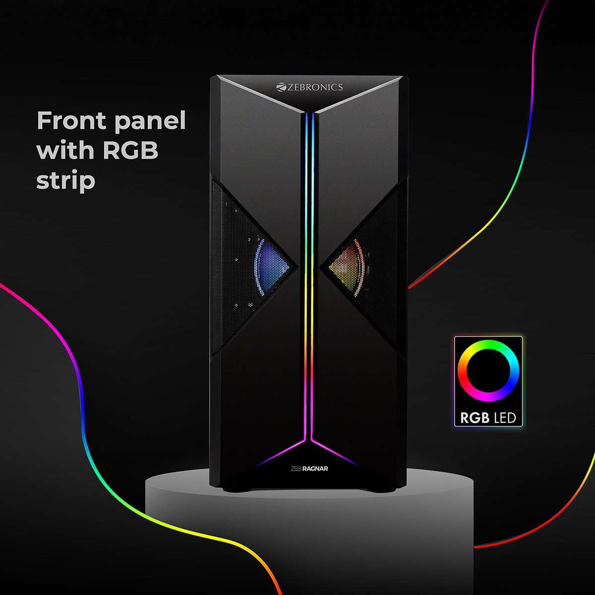 Zeb-Ragnar (ZEB-871B) - Premium Gaming Cabinets - Zebronics