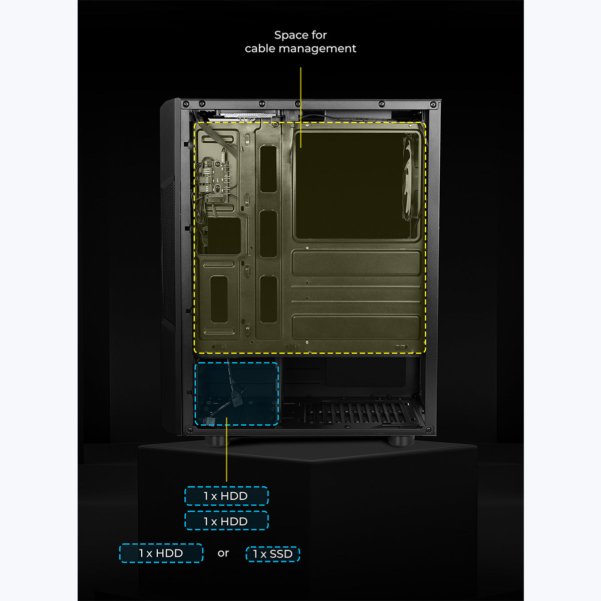 Zeb-Ragnar (ZEB-871B) - Premium Gaming Cabinets - Zebronics