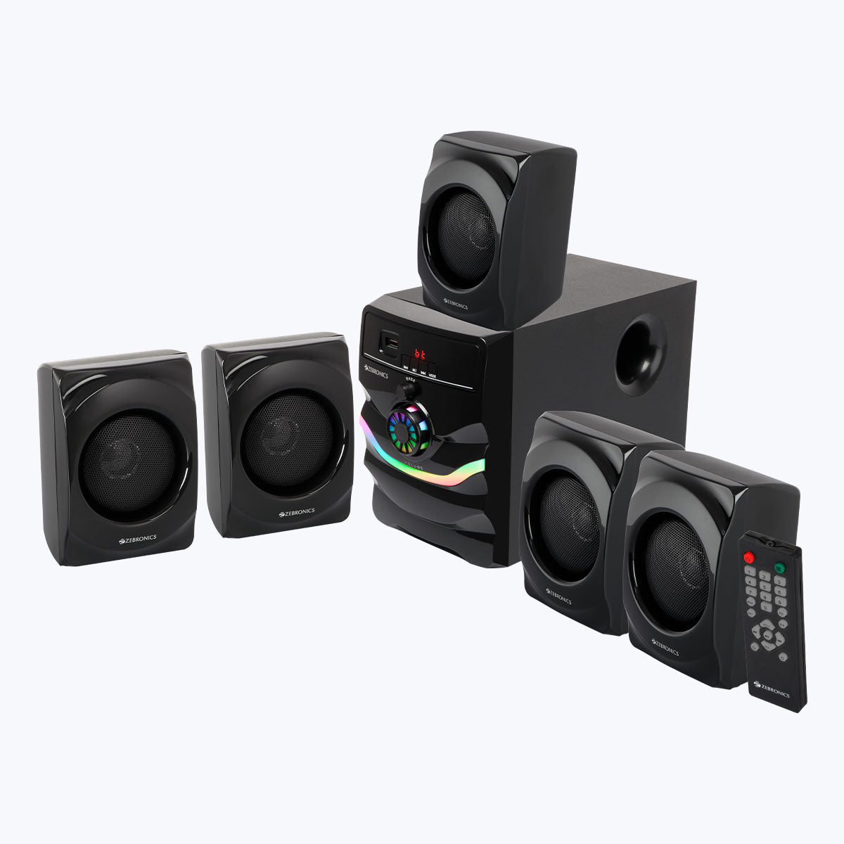 Zeb-Rainbow 100 - 5.1 Speakers - Zebronics