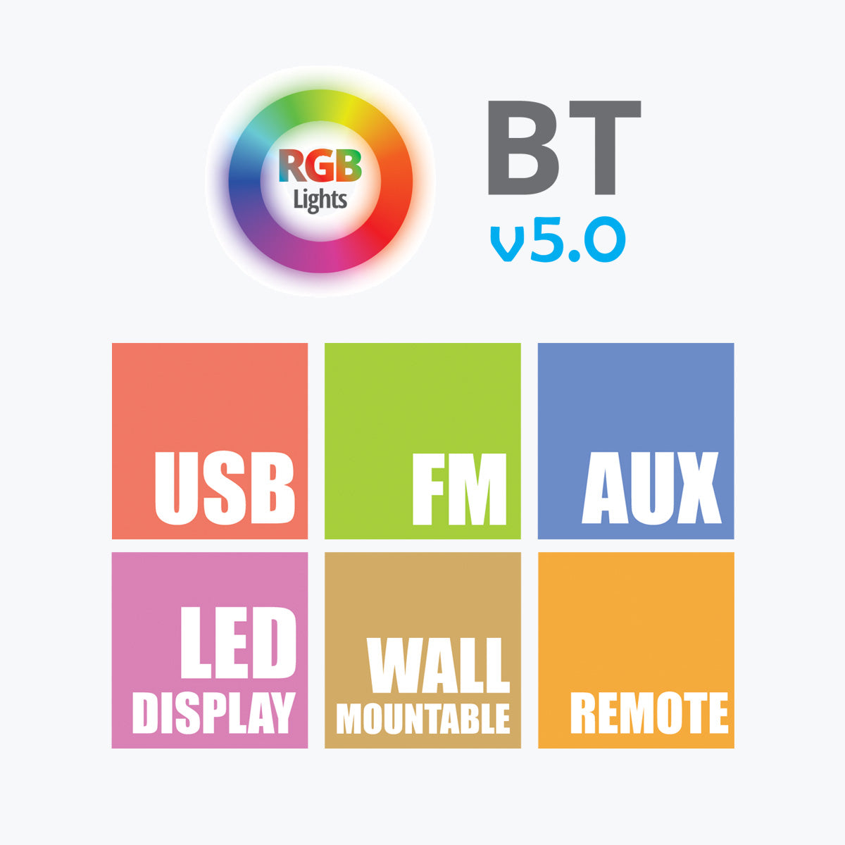 Zeb-Rainbow - 4.1 Speaker - Zebronics - Feature list