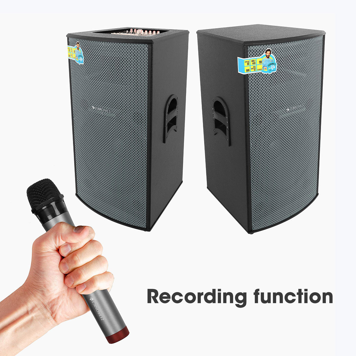 Zebronics rockstar monster pro recording function
