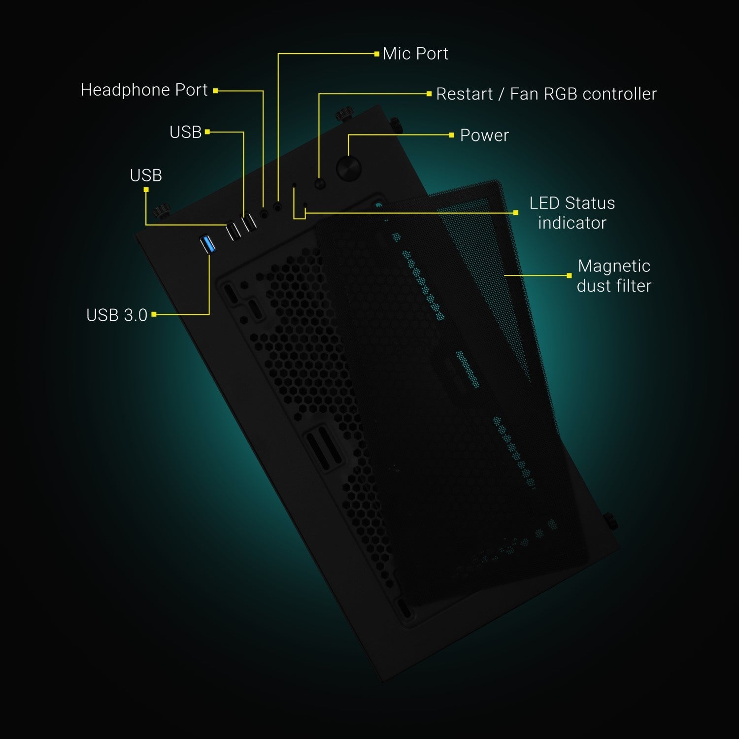 Zebronics - Zeb Sonic - Gaming Cabinet