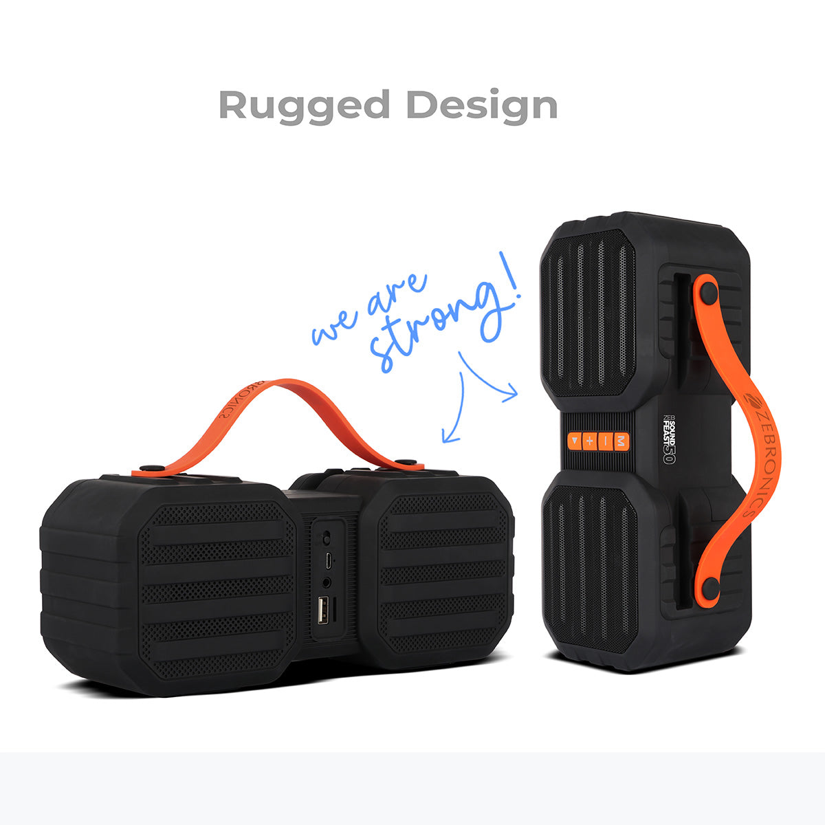 Zeb-Sound Feast 50 - Wireless Speaker - Zebronics - Rugged design