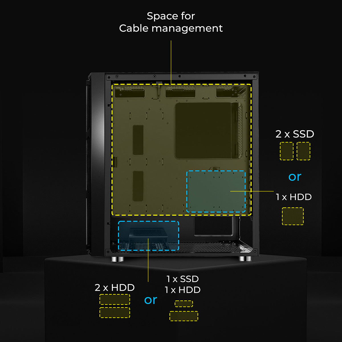 Zeb-Templar (ZEB-941B) - Premium Gaming Cabinets - Zebronics