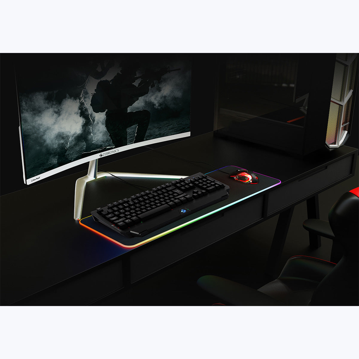 Zeb-Transformer-K2 - Premium gaming keyboard - Zebronics