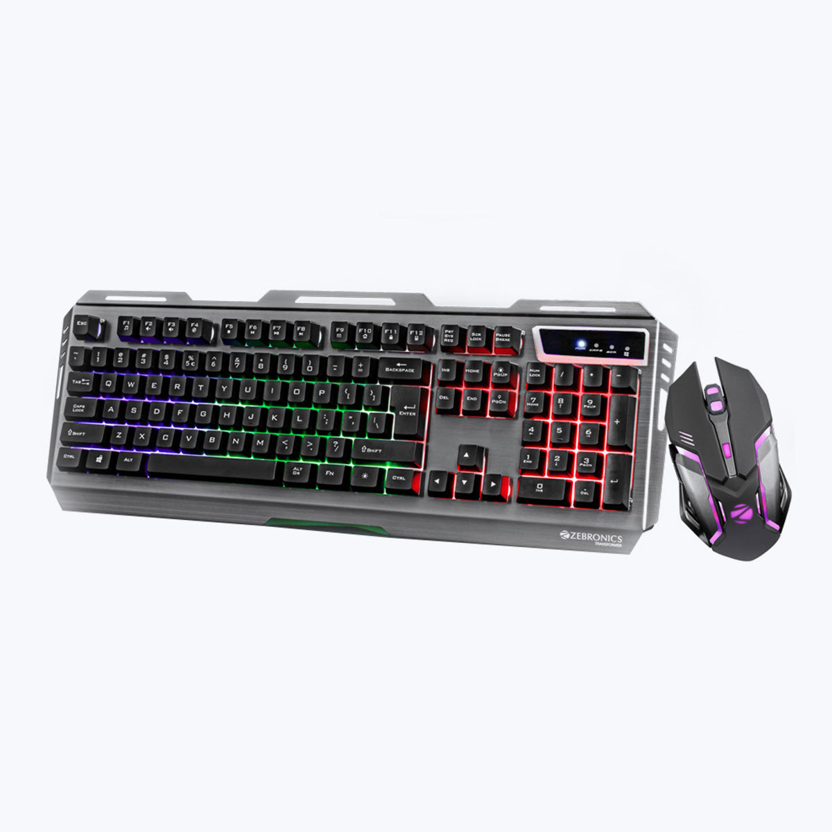 Transformer - Premium Gaming Keyboard and Mouse Combo - Zebronics