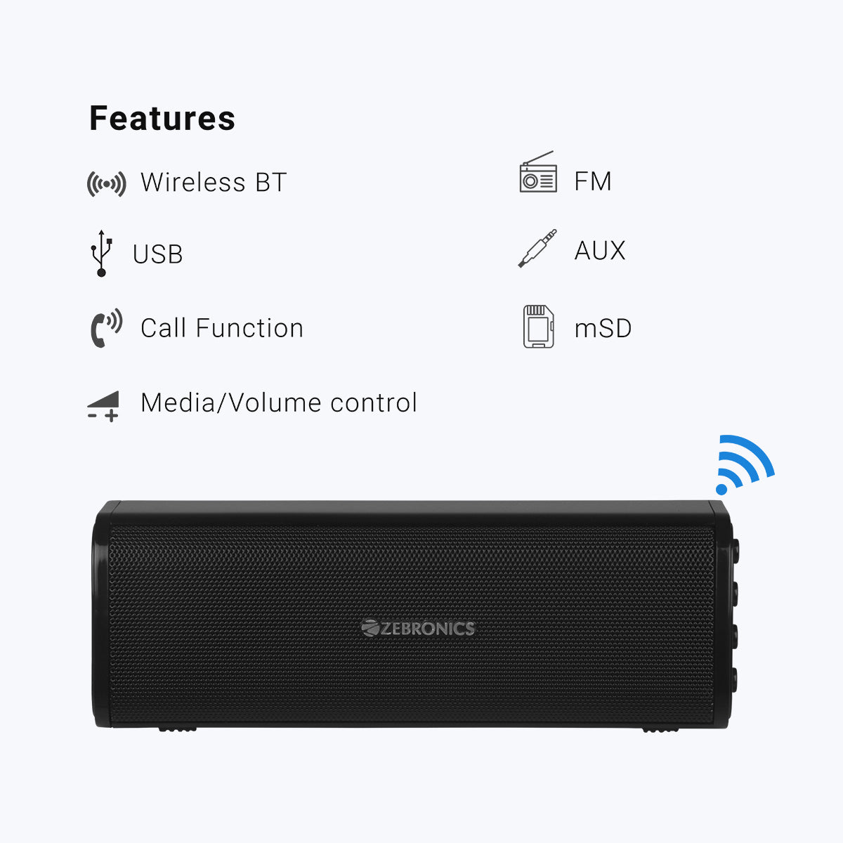 Zeb-Vita - Wireless Speaker - Zebronics
