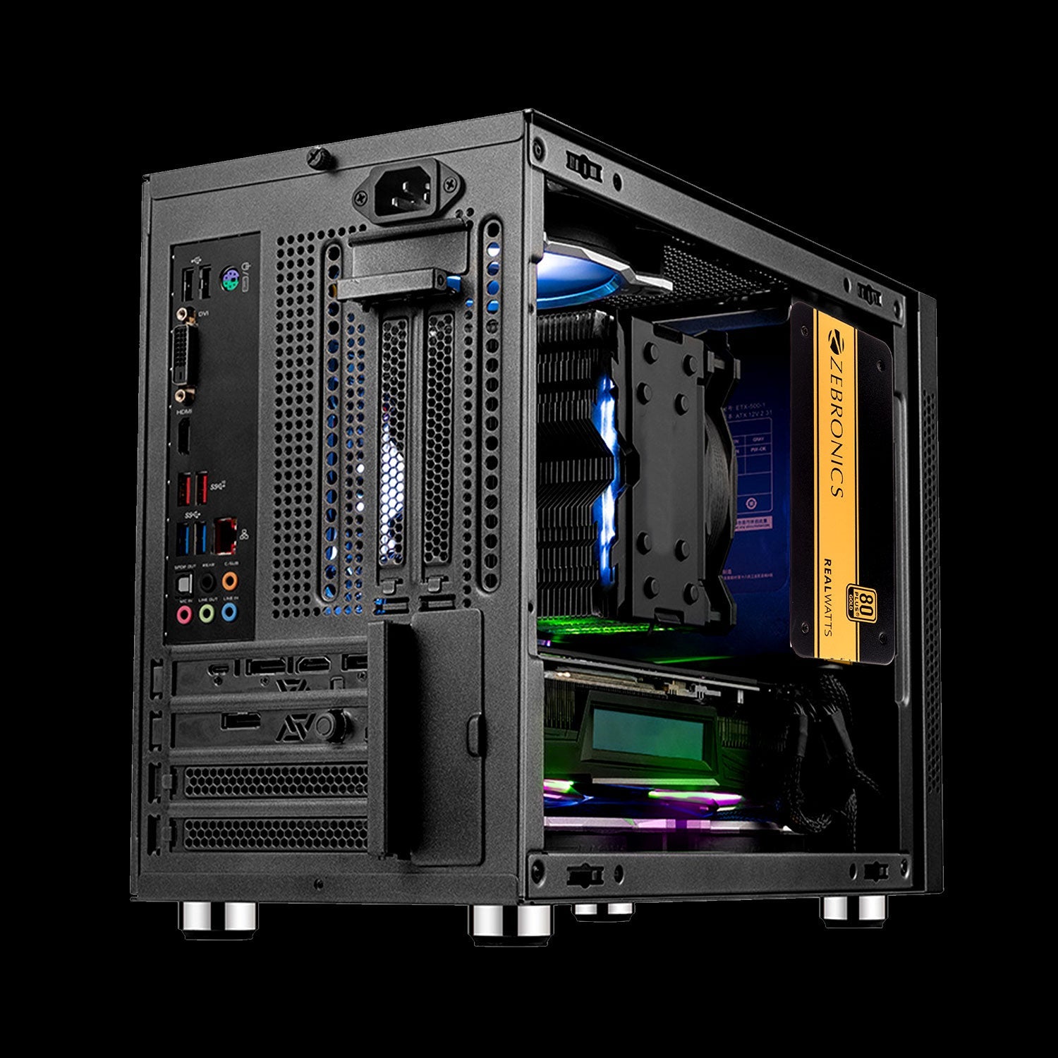 Zeb-Woodan - Premium Gaming Chassis - Zebronics