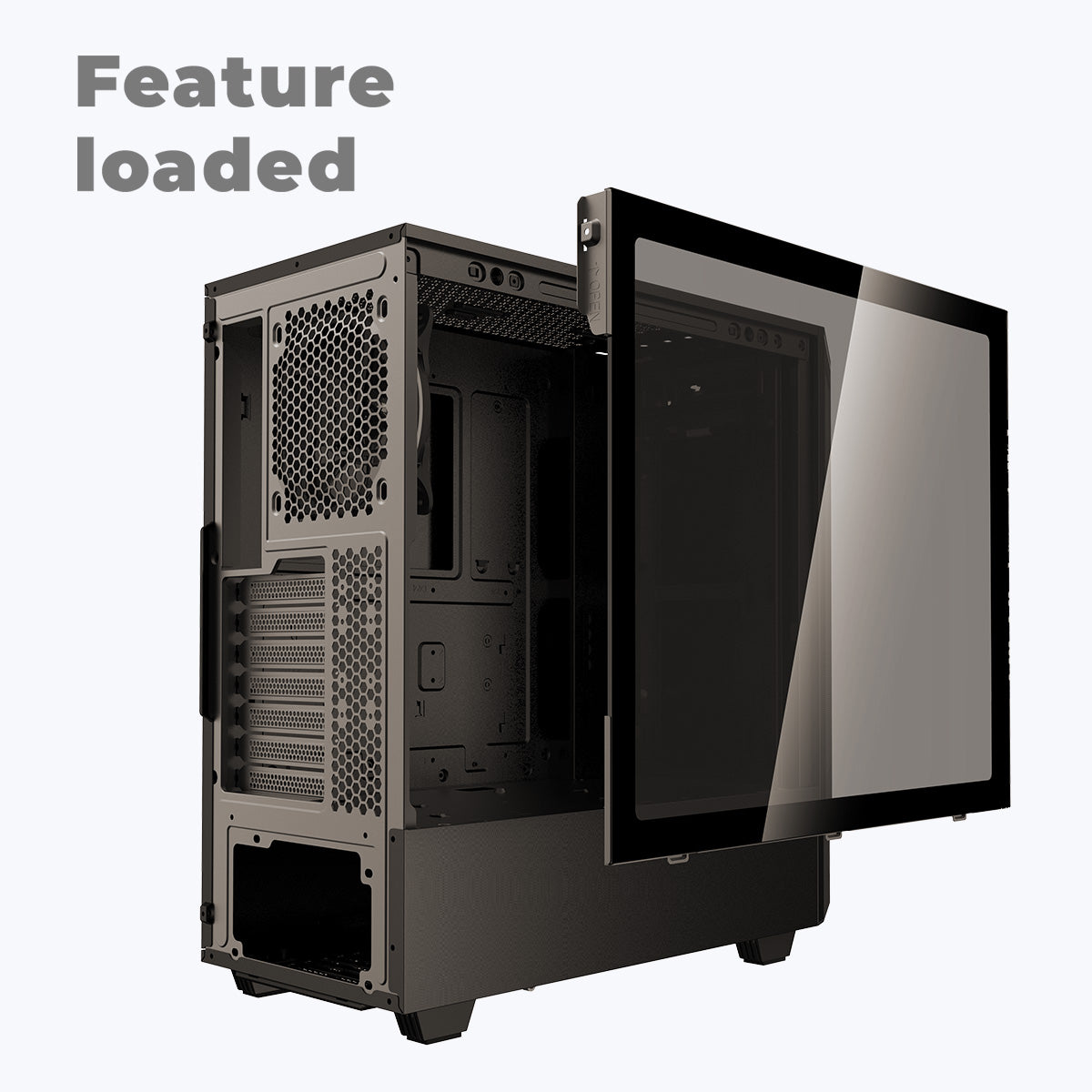 Zeb-Wargod - Premium Gaming Chassis - Zebronics