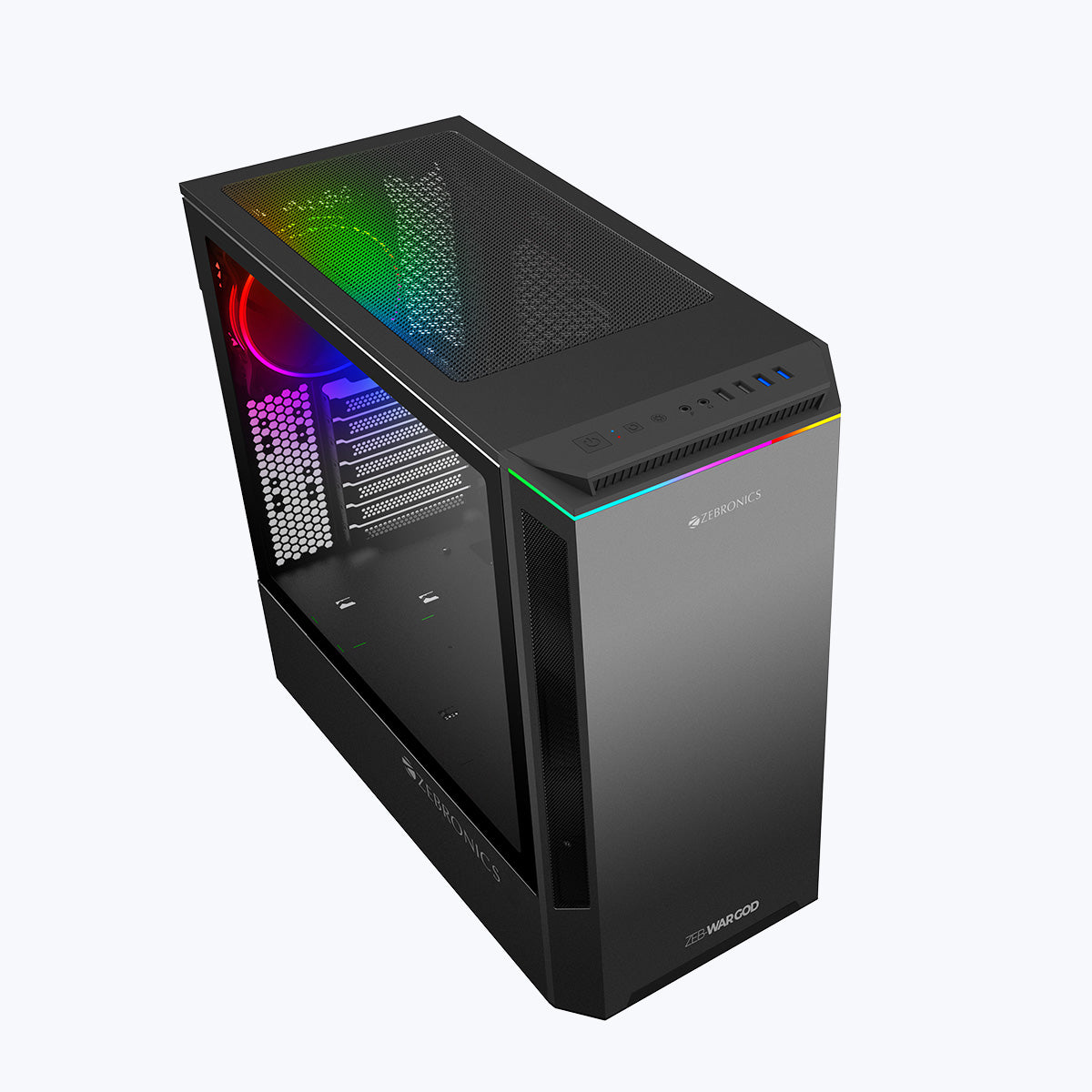 Zeb-Wargod - Premium Gaming Chassis - Zebronics
