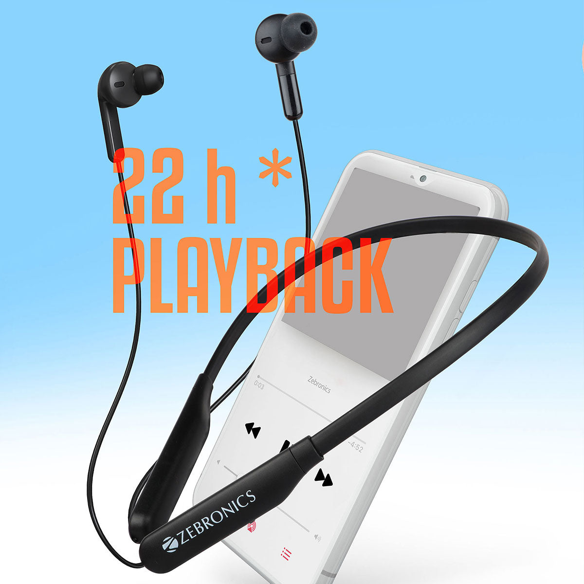 Zeb-Yoga 5 - Wireless Neckband - Zebronics