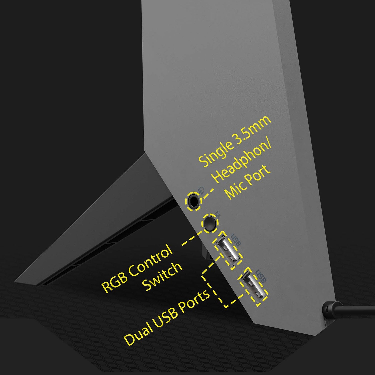 Zeb-Demon - Premium Headphone Stand - Zebronics