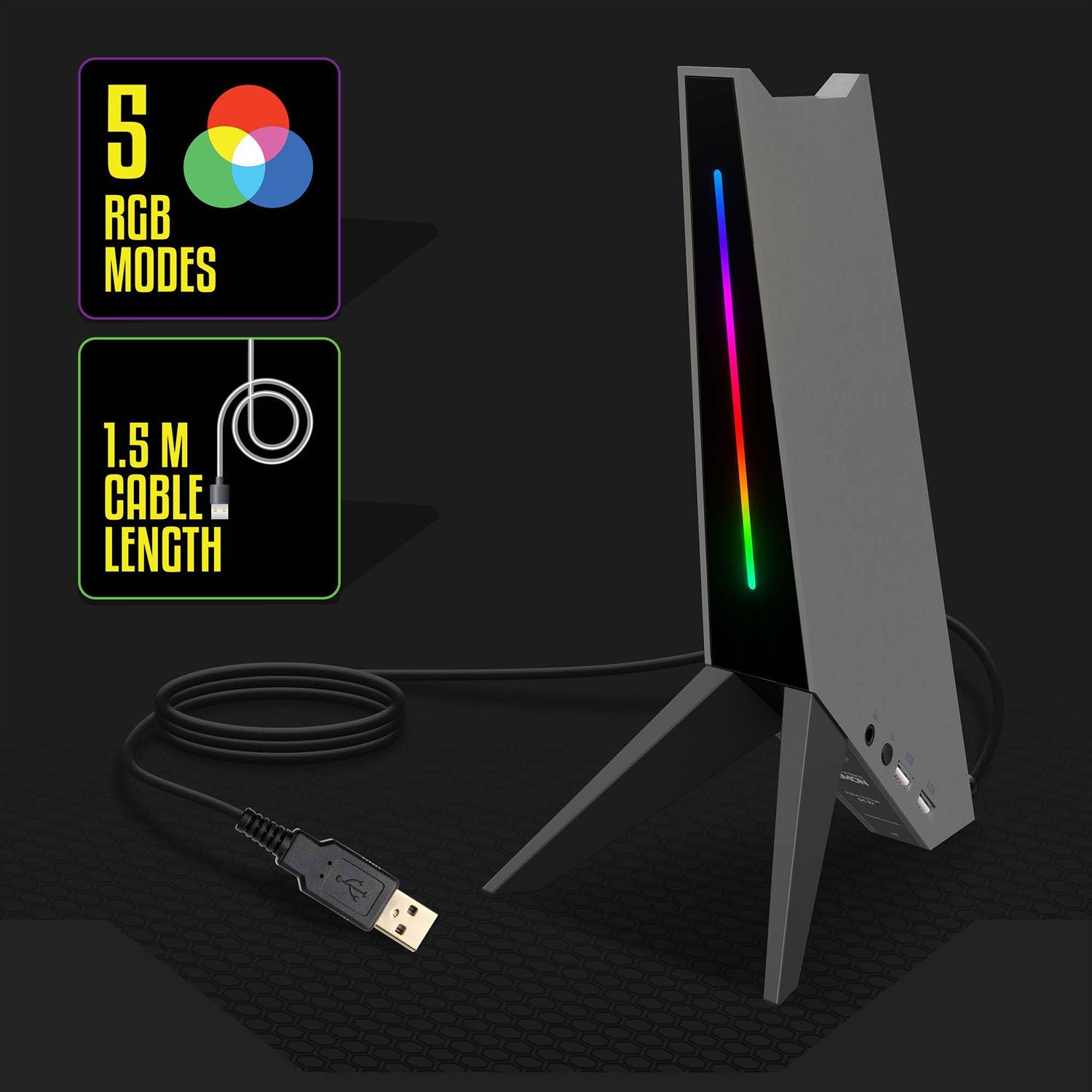 Zeb-Demon - Premium Headphone Stand - Zebronics