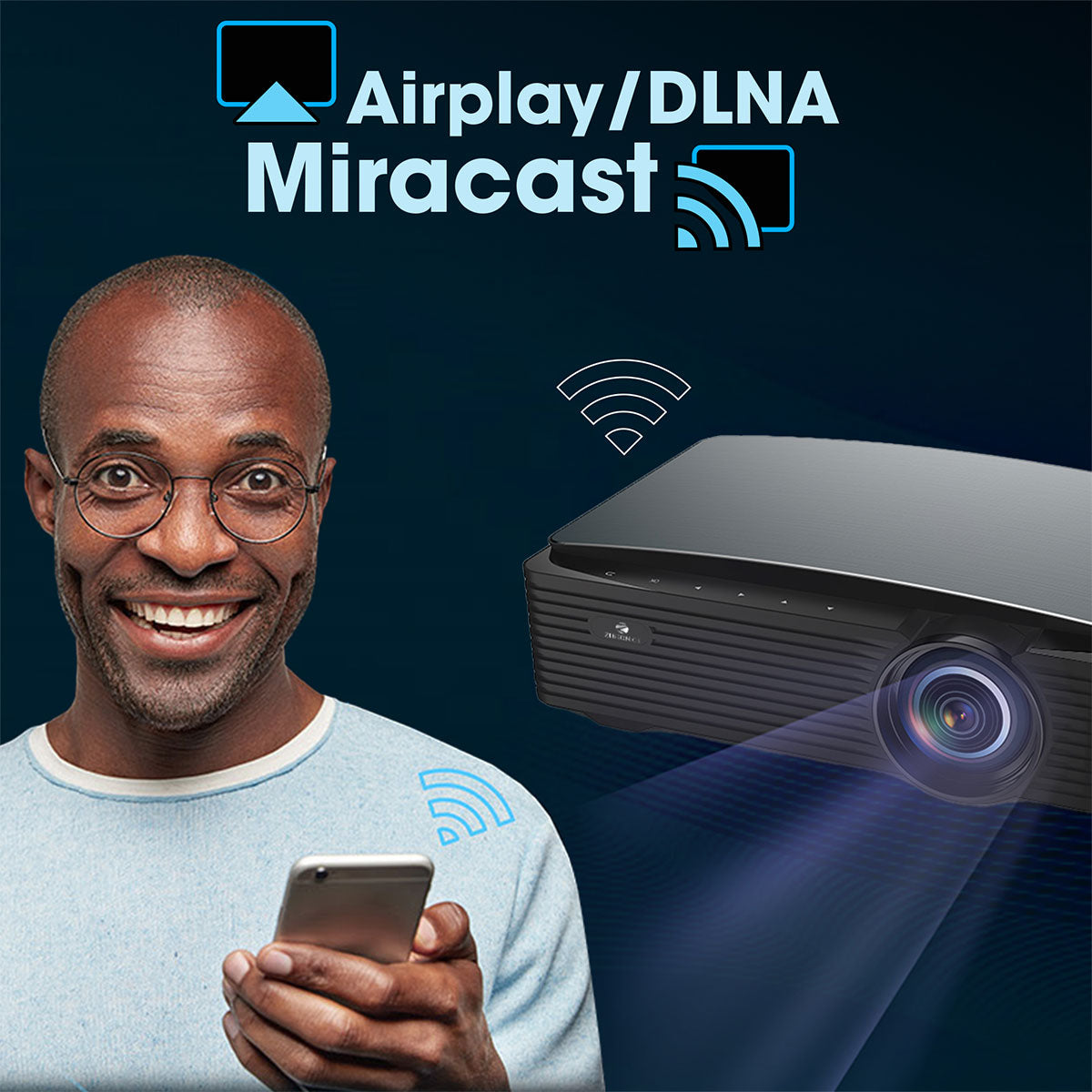 Zeb-PixaPlay 16 - LED Projector - Zebronics