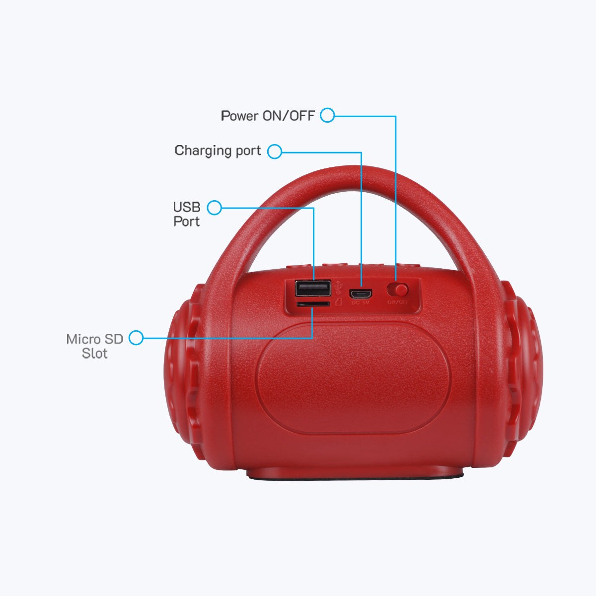 Zeb-County - Wireless Speaker - Zebronics