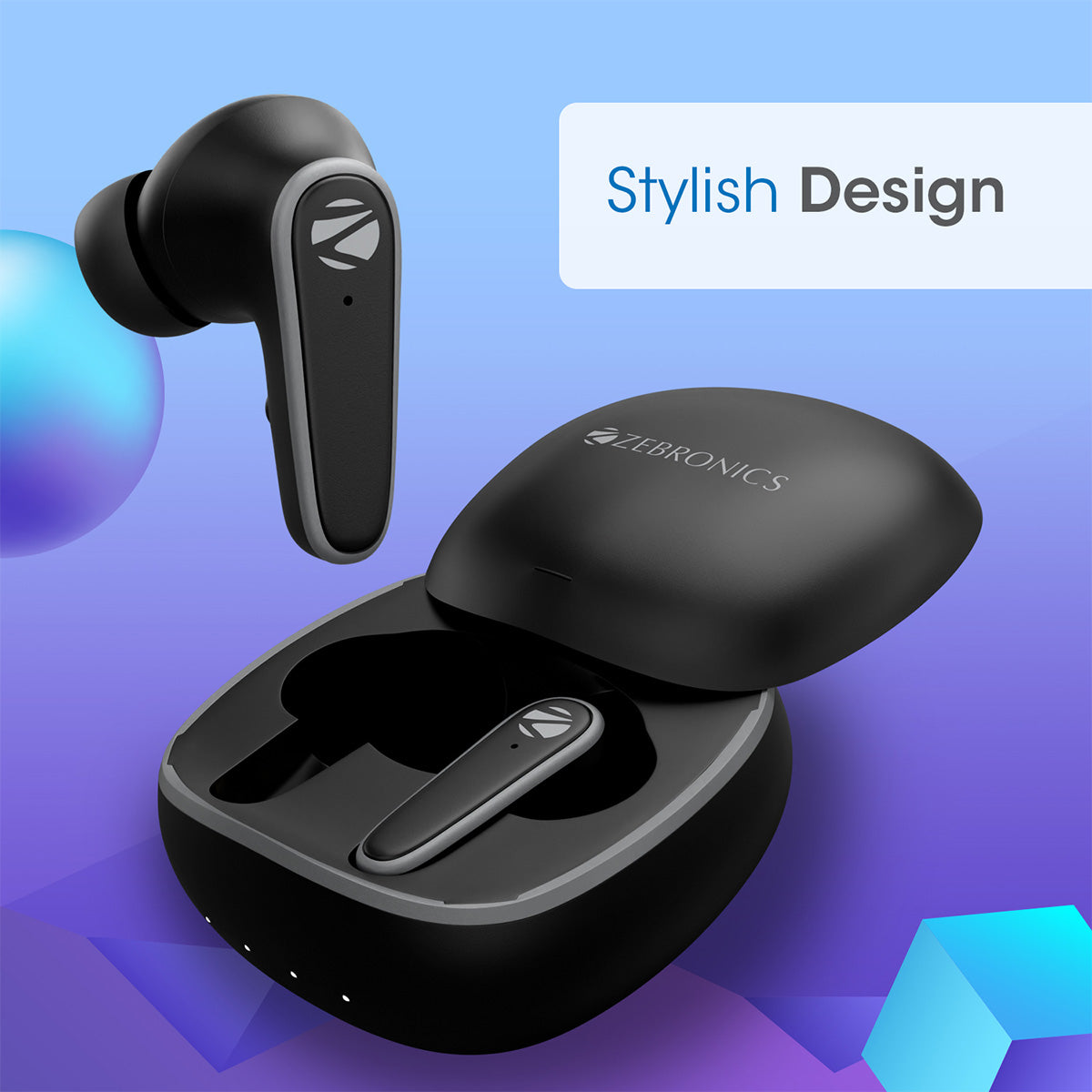 Zeb-PODS 1 - Wireless Earbuds - Zebronics