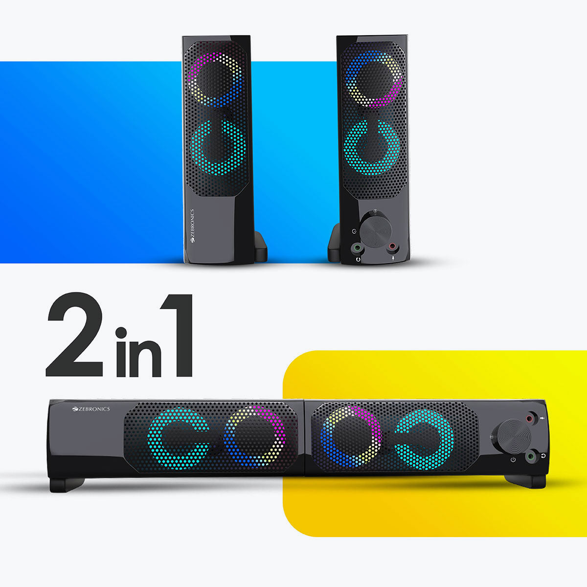 Zeb-Wonderbar 10 - 2.0 Speakers - Zebronics