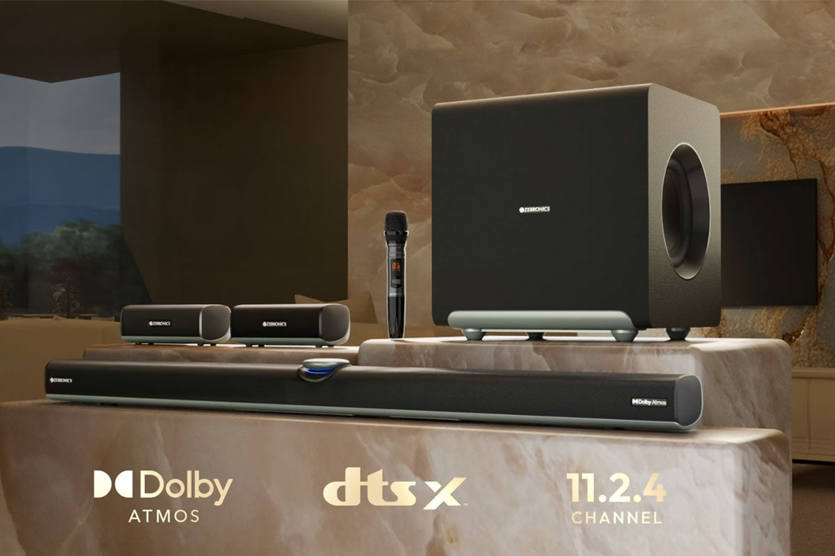 Zebronics Unleashes India’s First 11.2.4 Channel Soundbar with Powerful 1610 RMS