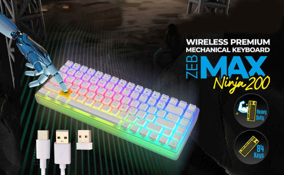 Zebronics unveils a versatile RGB Mechanical Keyboard - Zeb-Max Ninja-200