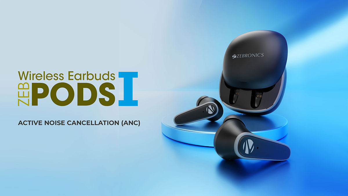 Zebronics introduces its first ANC earbuds priced at Rs. 1499/-