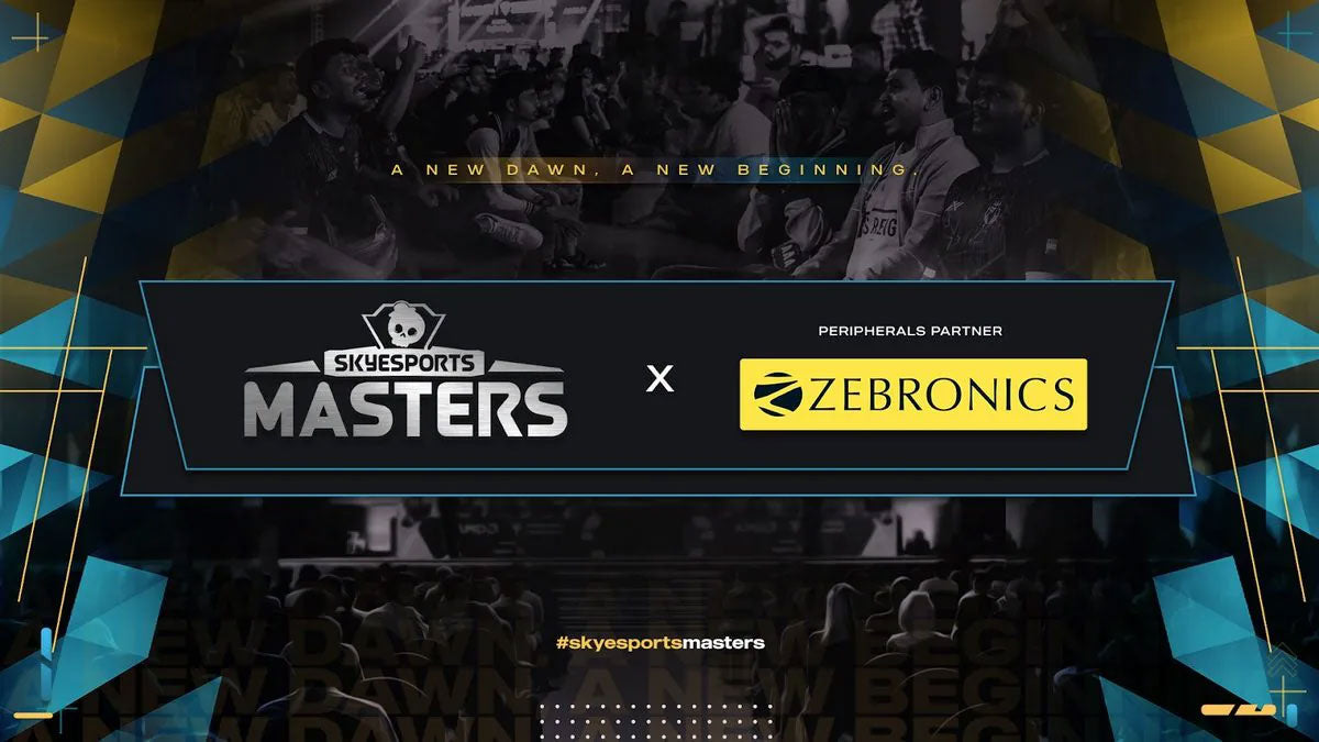 Zebronics partners with Skyesports Masters for India's Biggest Esports League