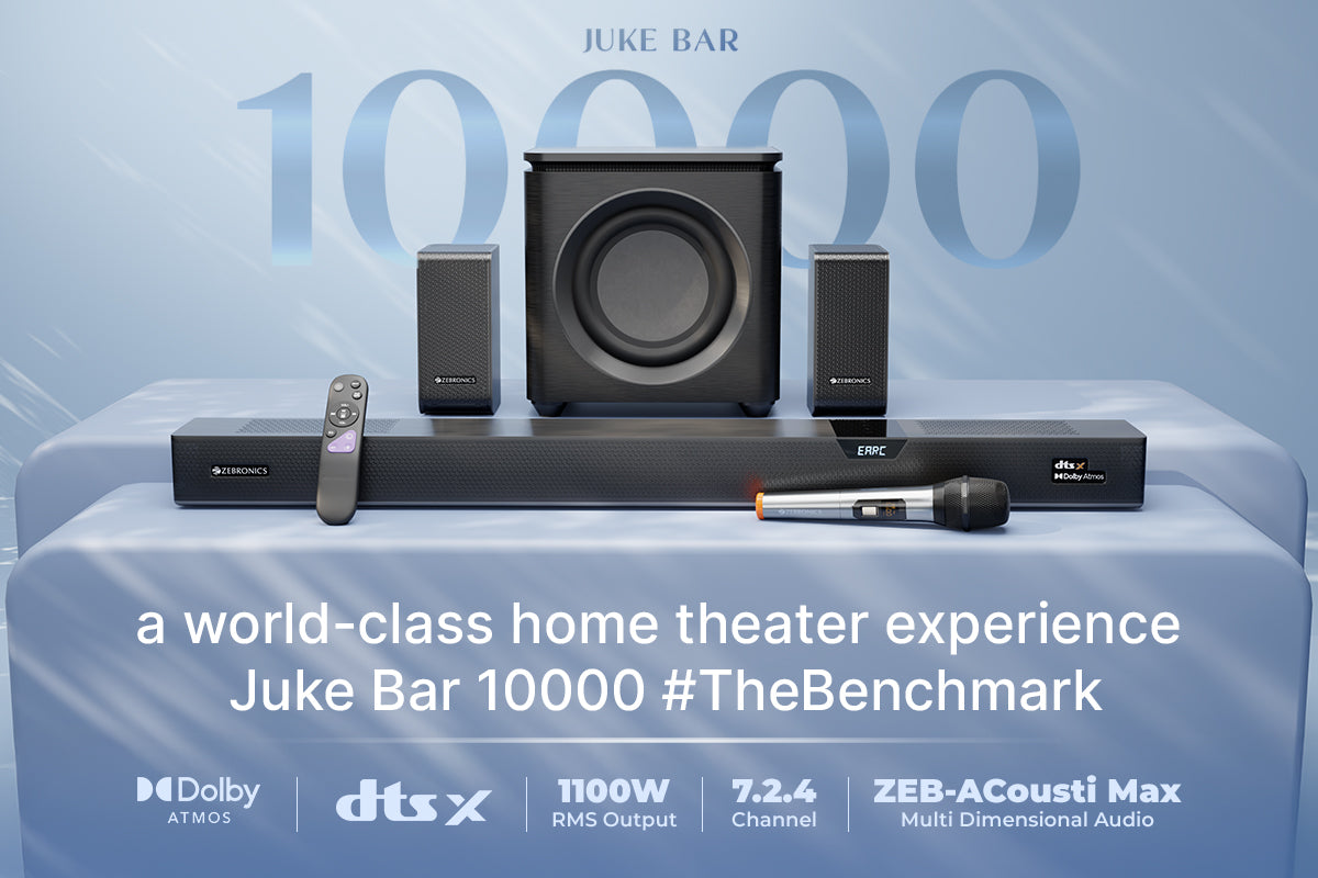 A world-class home theater experience #TheBenchmark  First Indian Brand to launch a 7.2.4 Soundbar