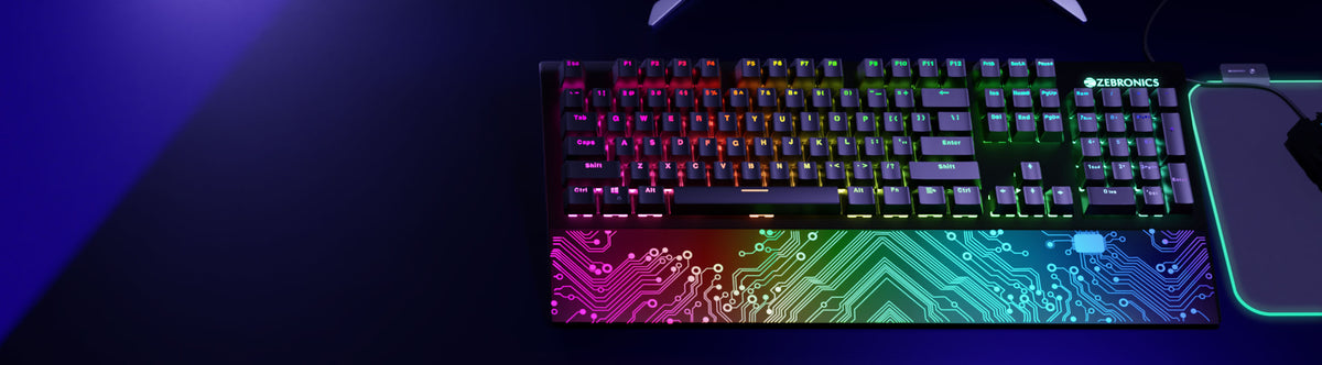 High Keyboard Premium Gaming Keyboard – Zebronics | RGB Gaming Keyboards