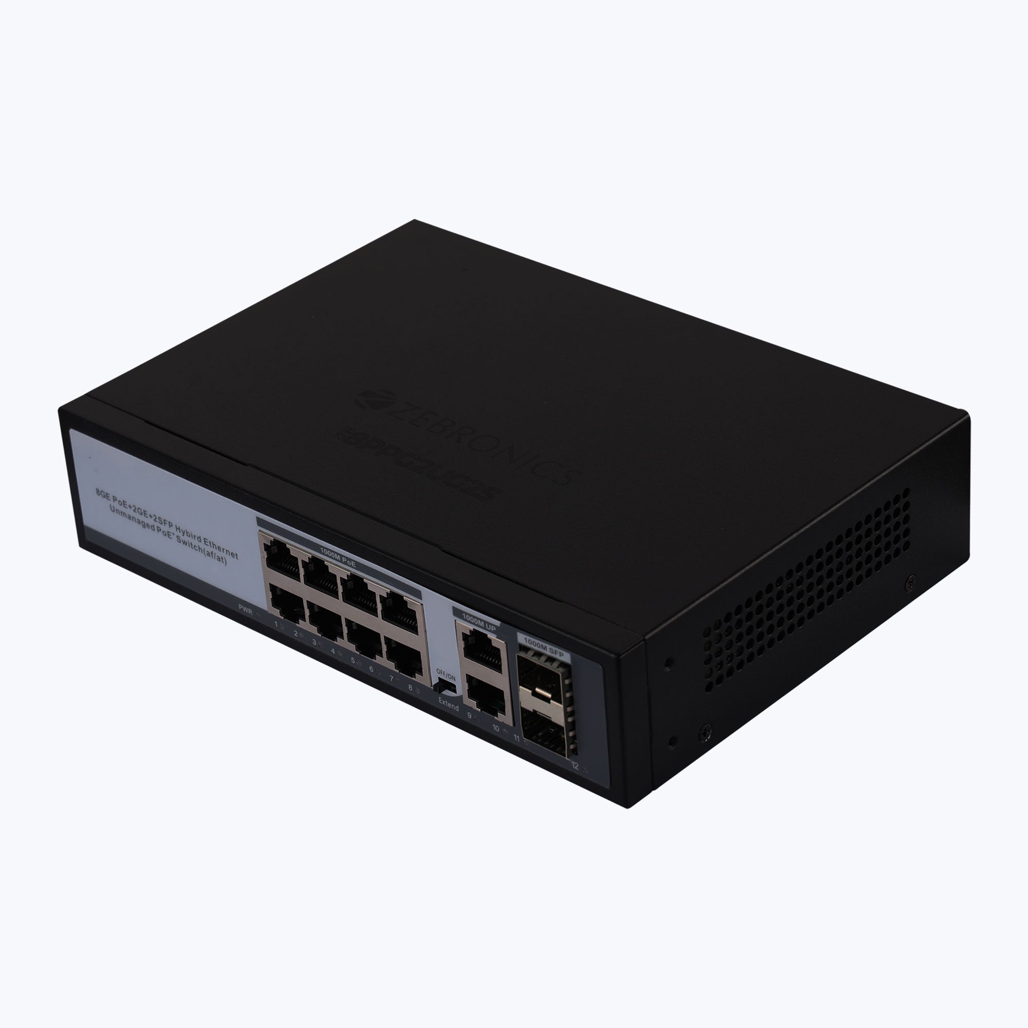 Zeb-8PPG2UG2S - PoE Switch - Zebronics