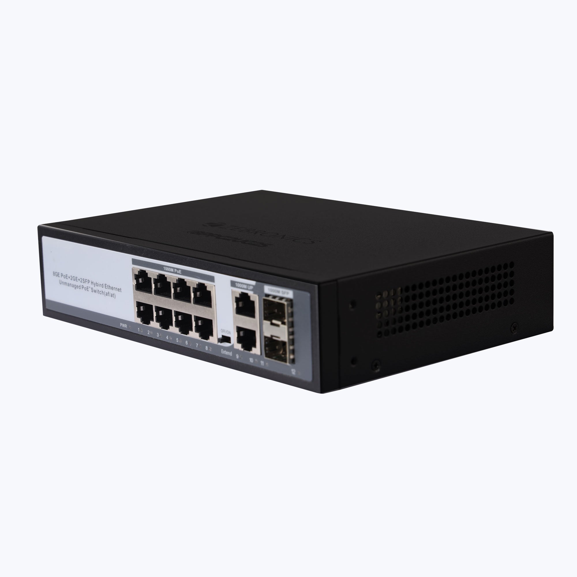 Zeb-8PPG2UG2S - PoE Switch - Zebronics