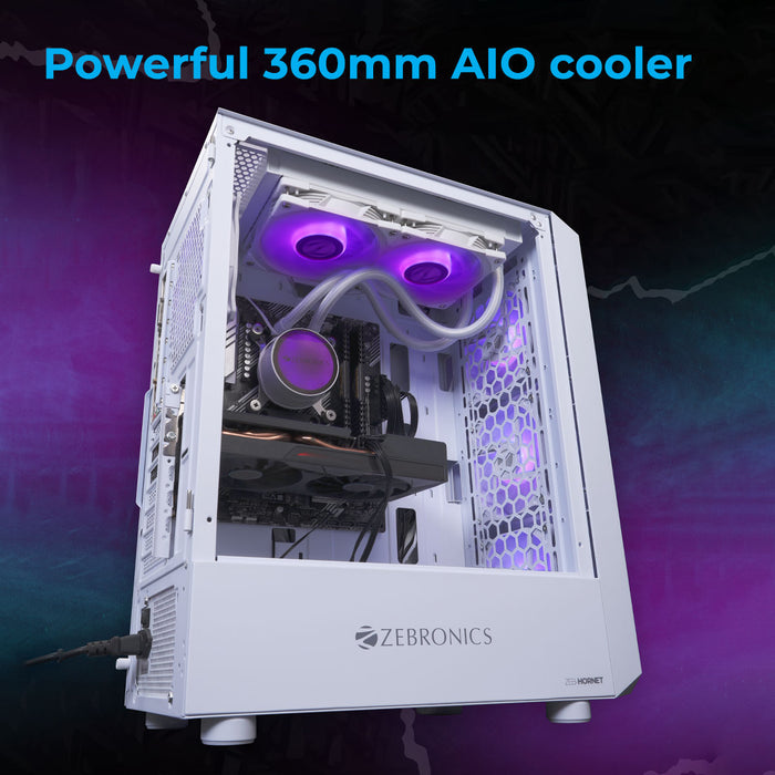 Zebronics AIO240AW/AB AIO Cooling Fan