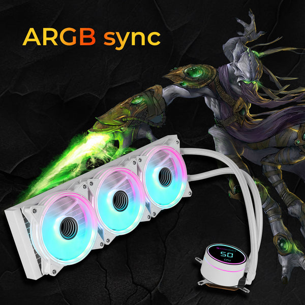 Zebronics AIO360 TB/ TW Liquid Cooler - View 1