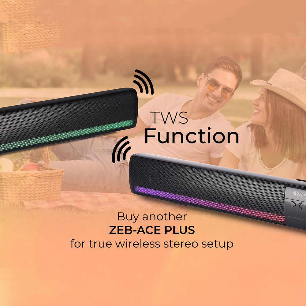 Zebronics Ace Plus - 30W, Bluetooth Speaker, 10H backup