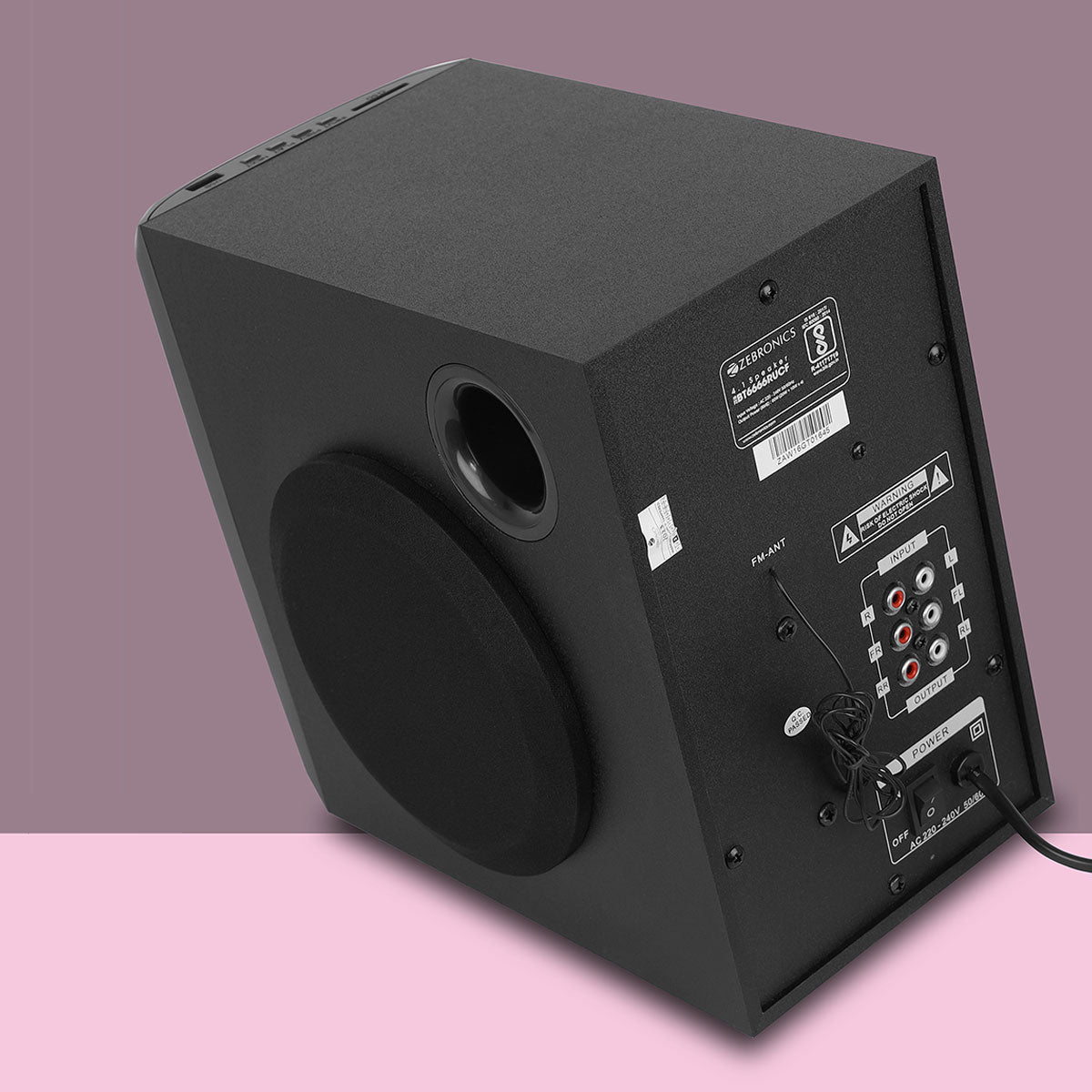 Zeb-BT6666RUCF - 4.1 Speakers - Zebronics