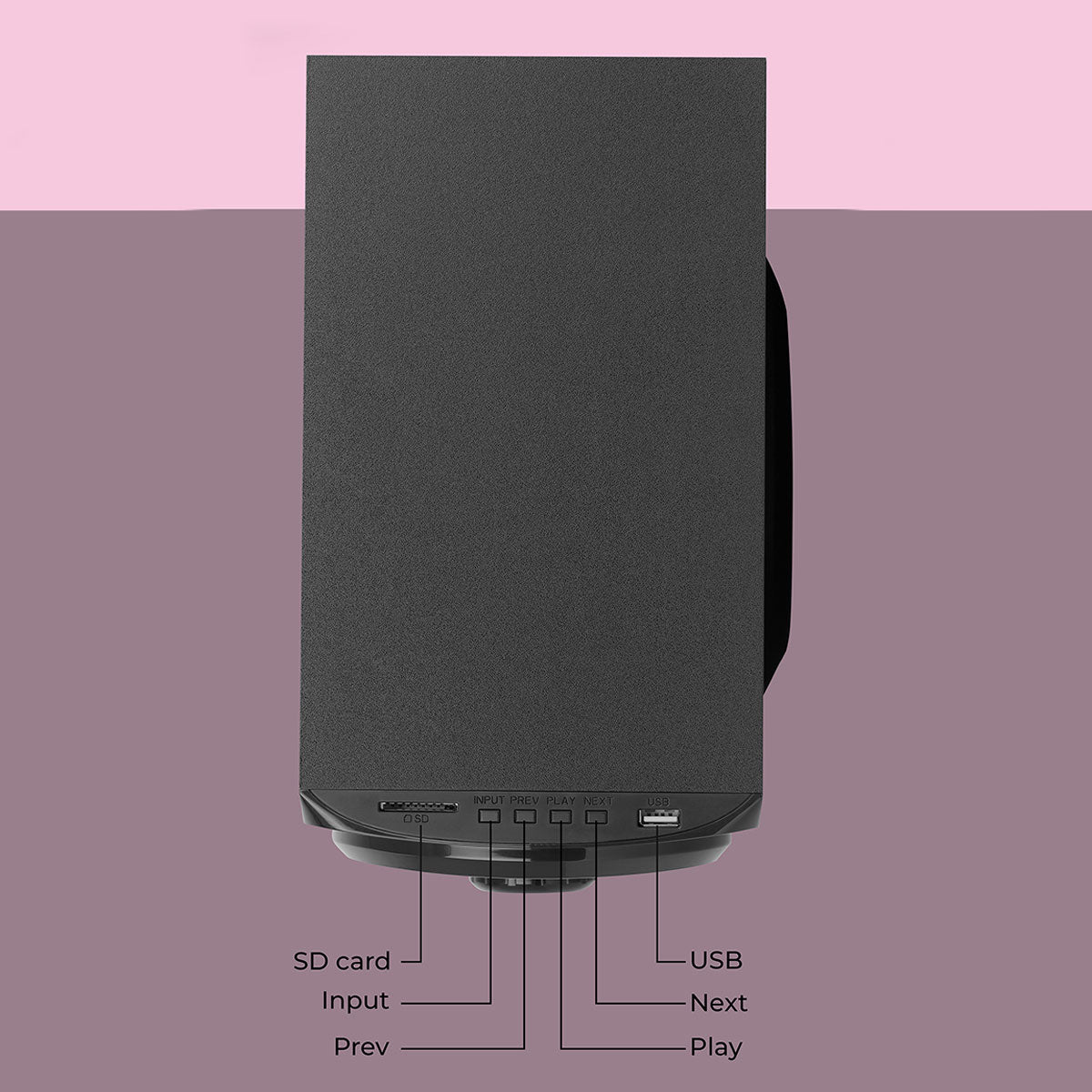 Zeb-BT6666RUCF - 4.1 Speakers - Zebronics