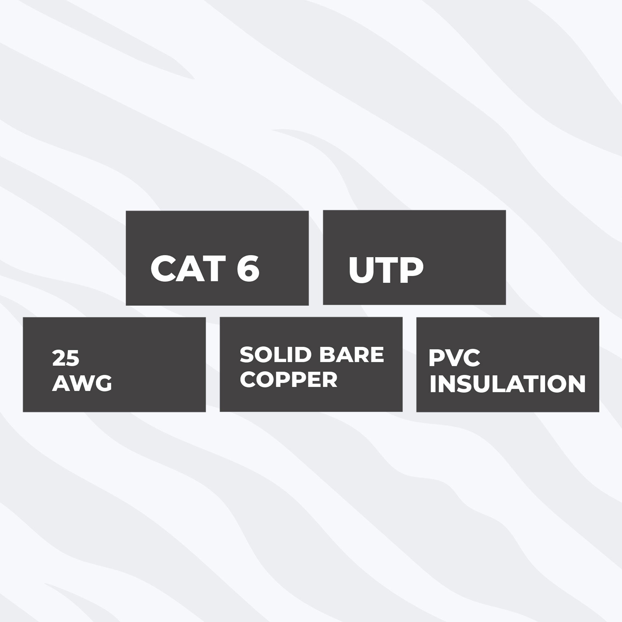 ZEB-C4PCAT6CU-100M-plus - Cat 6 Cable - Zebronics