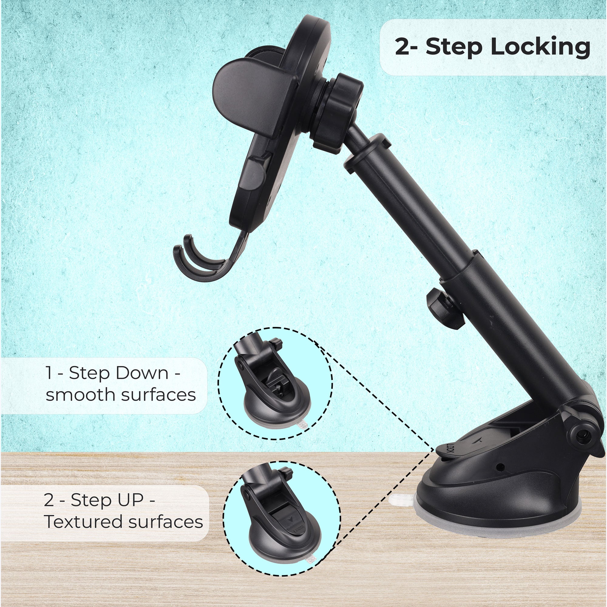 Zeb-CMH100 - Car Mobile Holder - Zebronics