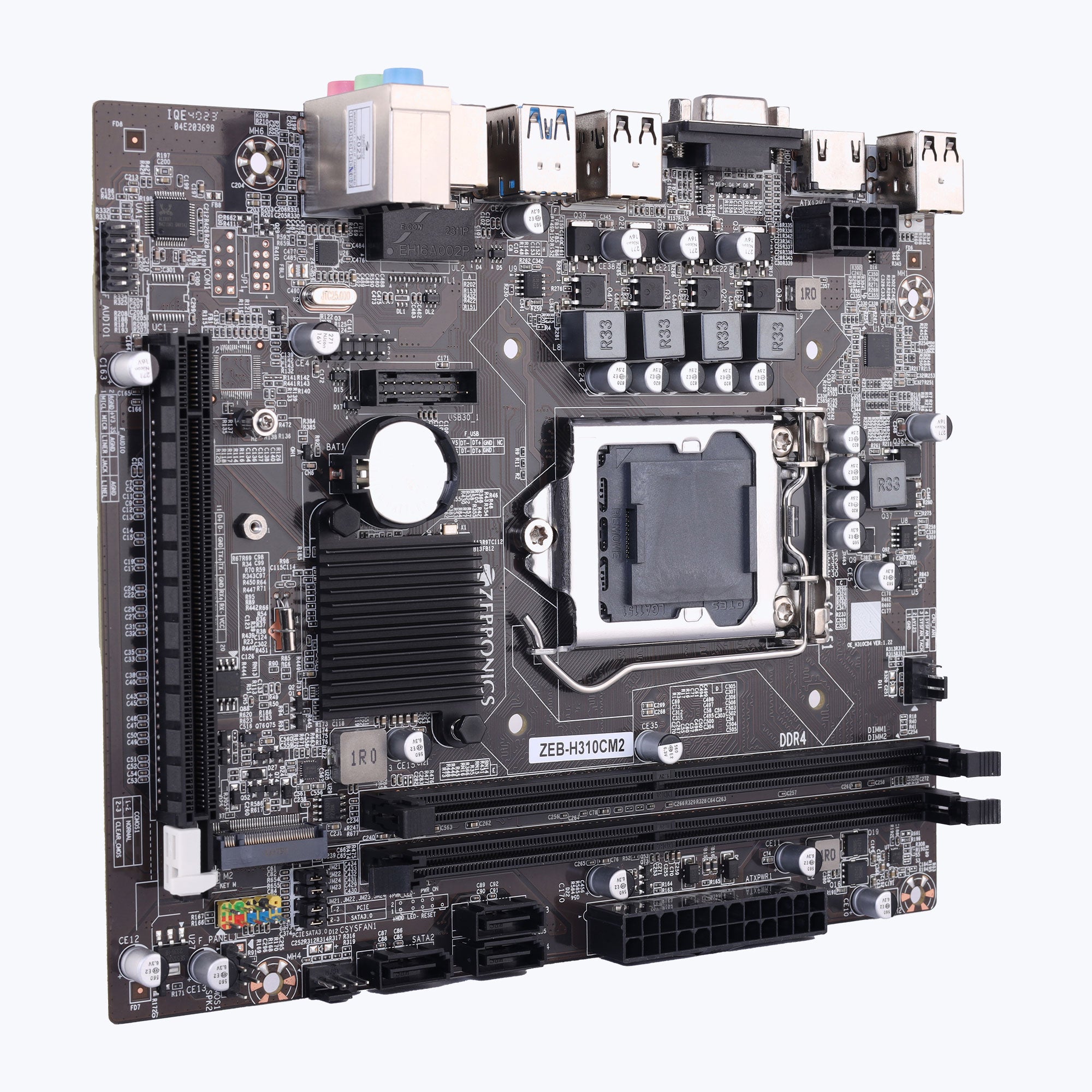 Zeb-H310-CM2 - LGA 1151 Socket - Motherboard - Zebronics