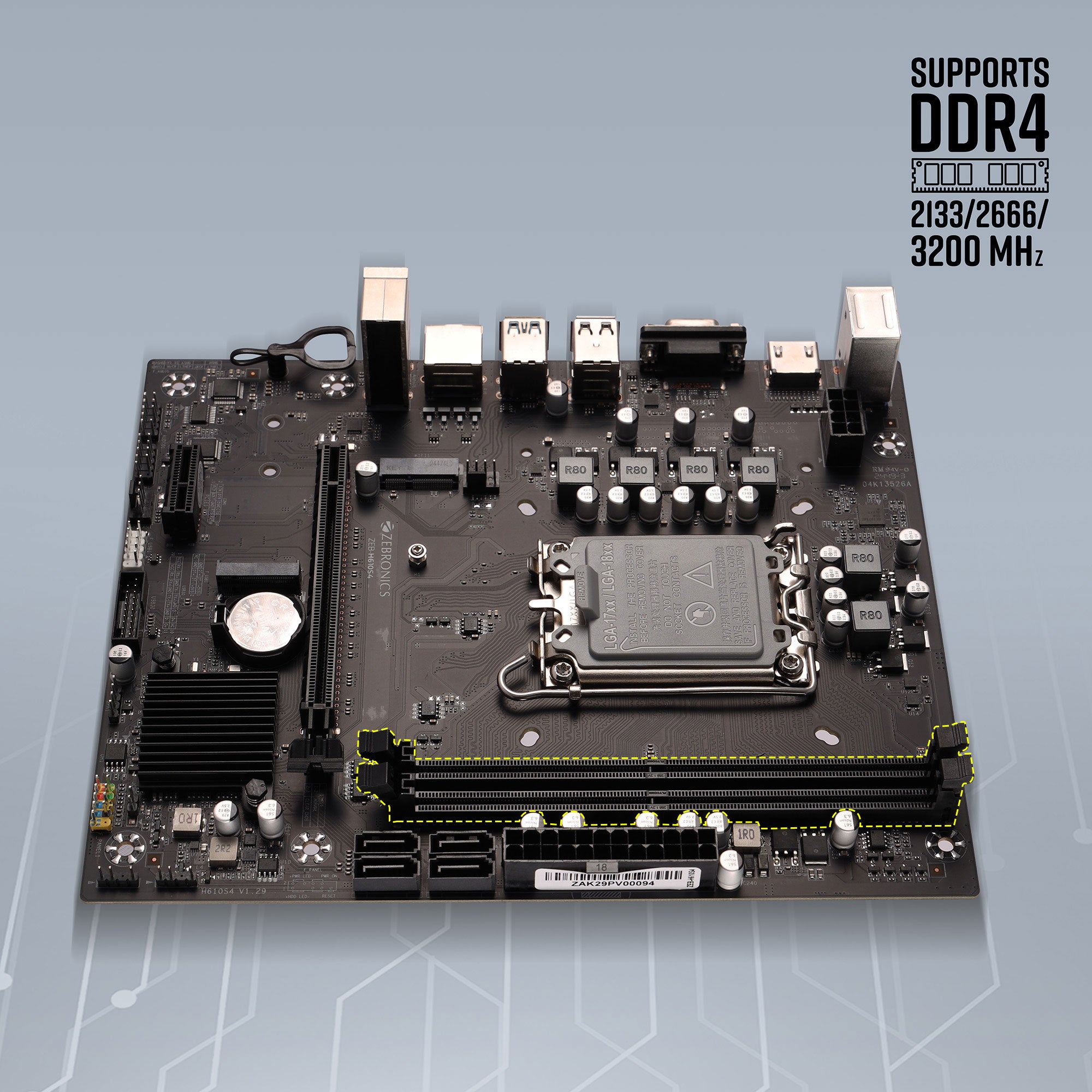 Zeb H610S4 - LGA 1700 SOCKET