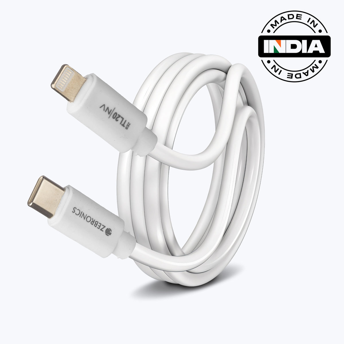 Zebronics TL20 - Type C to Lightning cable