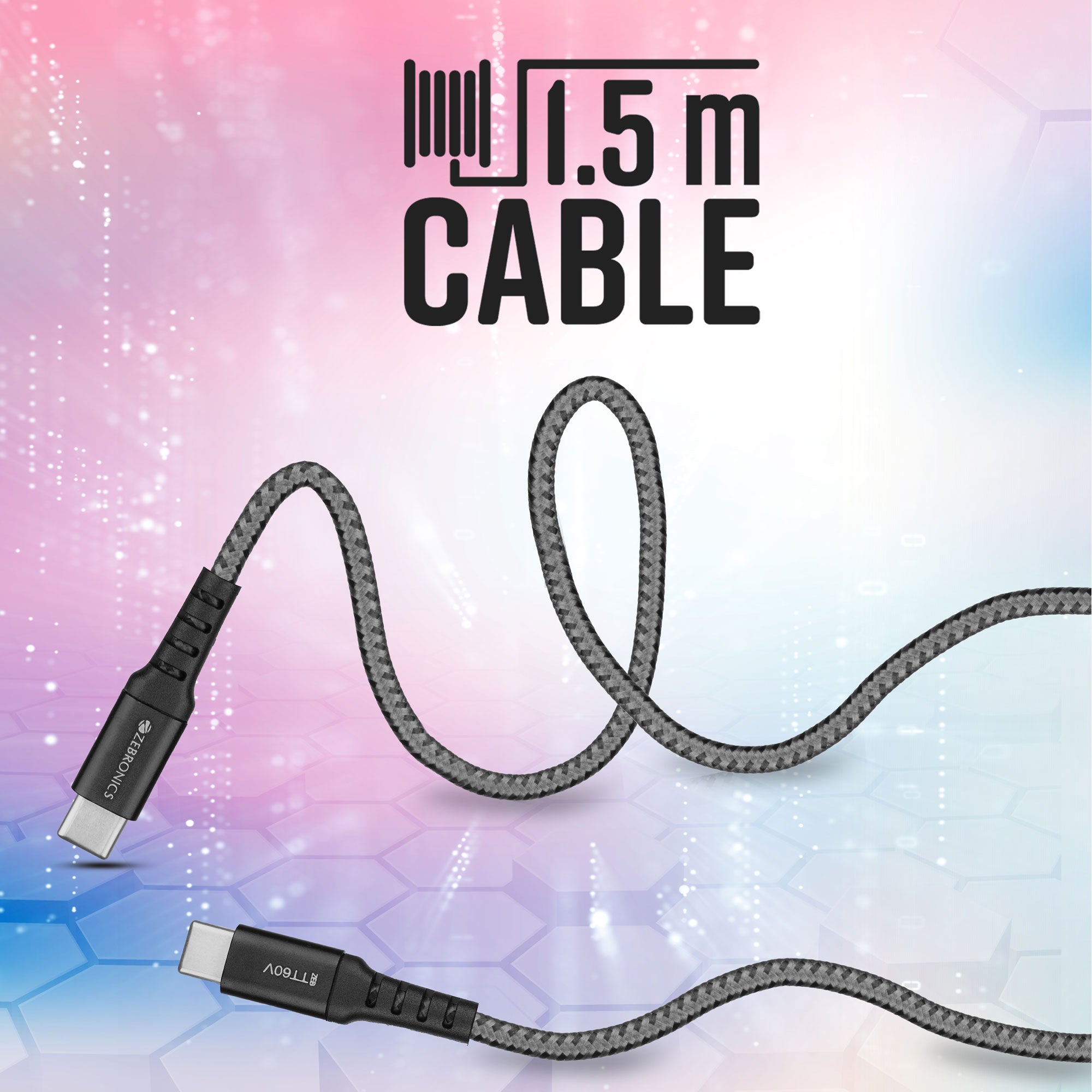 Zeb-TT60V - Type C Cable - Zebronics