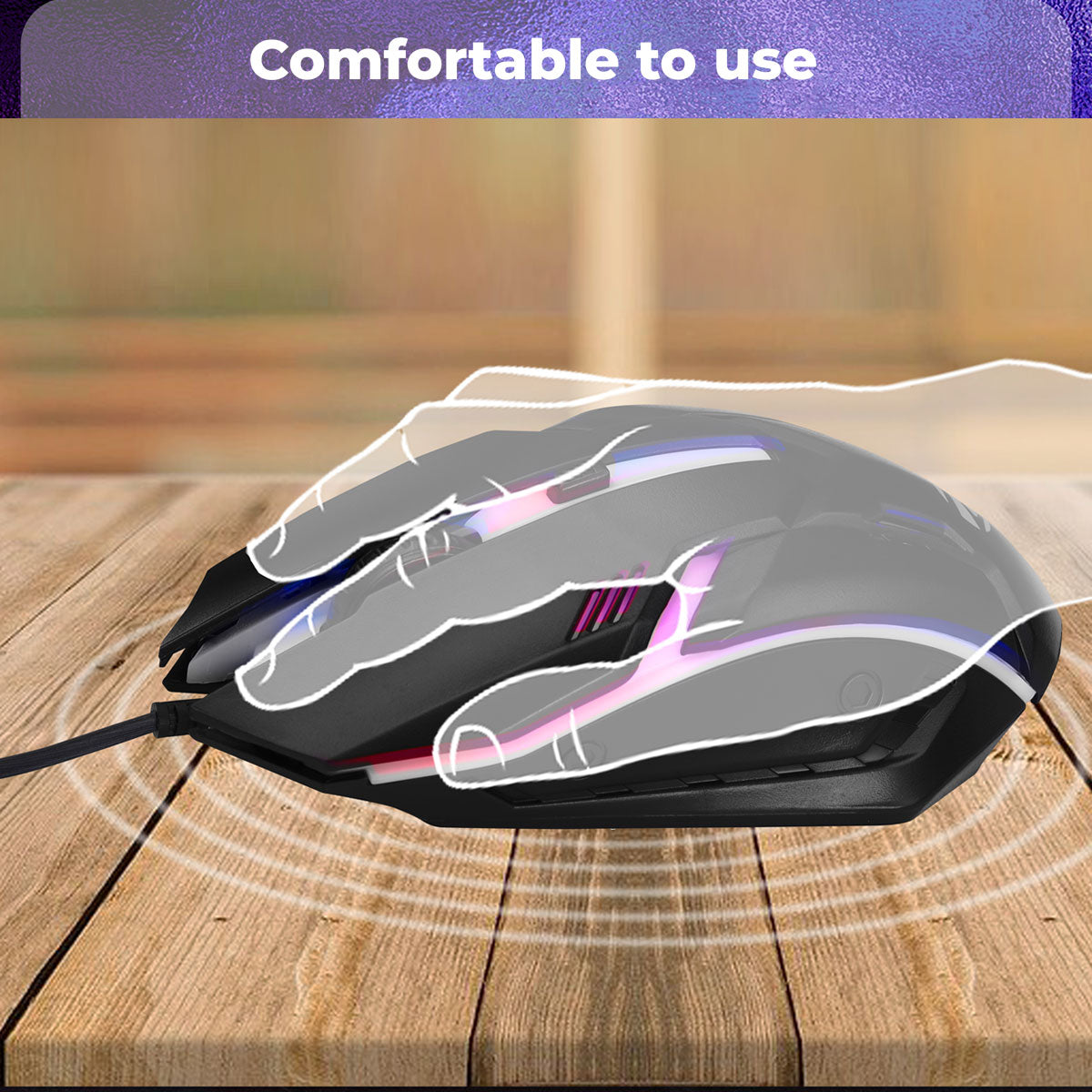 Zeb-UZi - Gaming Mouse - Zebronics