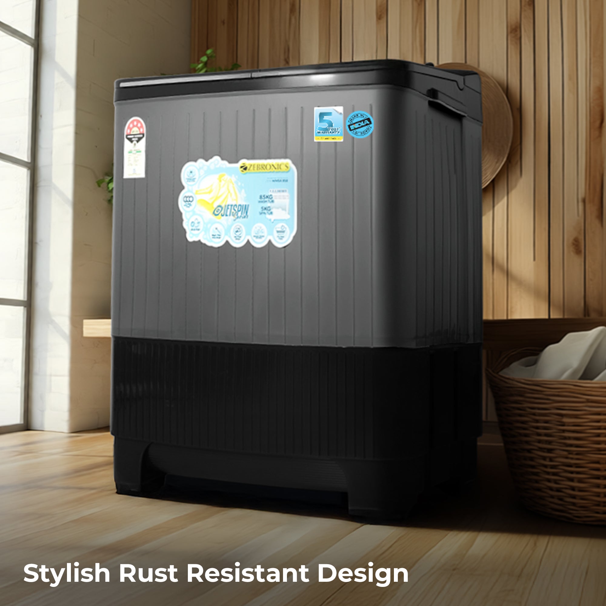 Zebronics WMSA 850 (8.5 Kg) Washing Machine