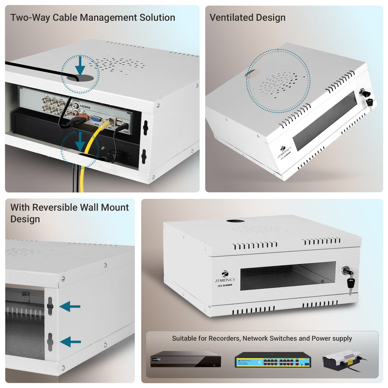 Zebronics 2U2000R CCTV 2U Mini Rack