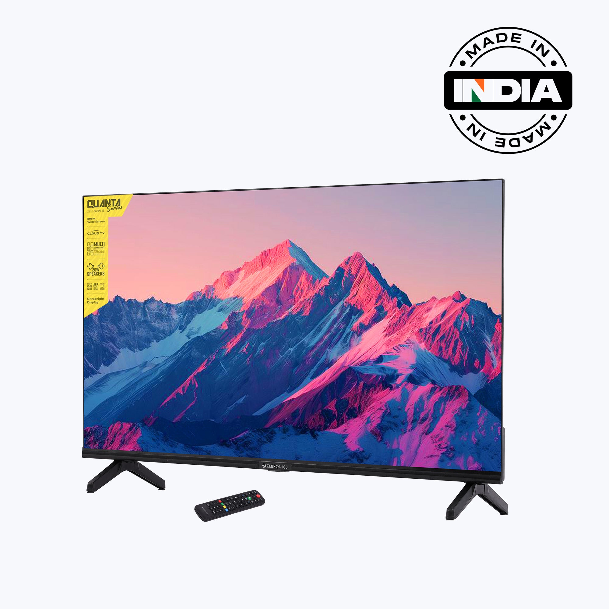 zenikun5　テレビ Zionex 80 cm (32 inches) HD Ready Framless Smart LED TV Z32SHD